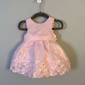 Girls Pink Easter Dress Size 9M